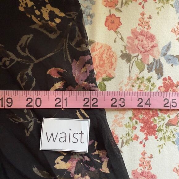 Womens Dark Fairy Grunge Sheer Floral Blouse Top Medium Dark Romantic Ethereal - Picture 12 of 15